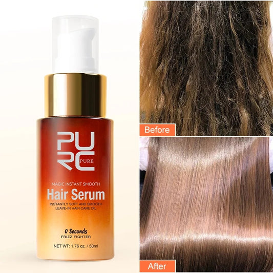 PURC Magic Smoothing Hair Serum DeepNourishment Hair Oil Repair Damaged HairTreatment Conditioner Professional Hair Care.