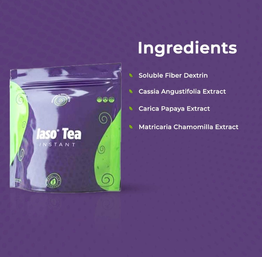 IASO Natural Detox Instant Herbal Tea.